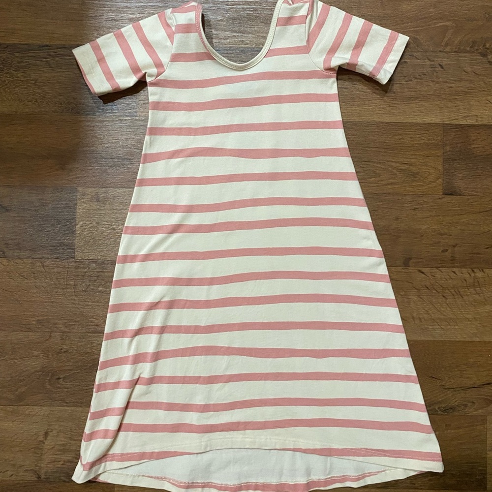 Alice and Ames Demi dress in rose tan